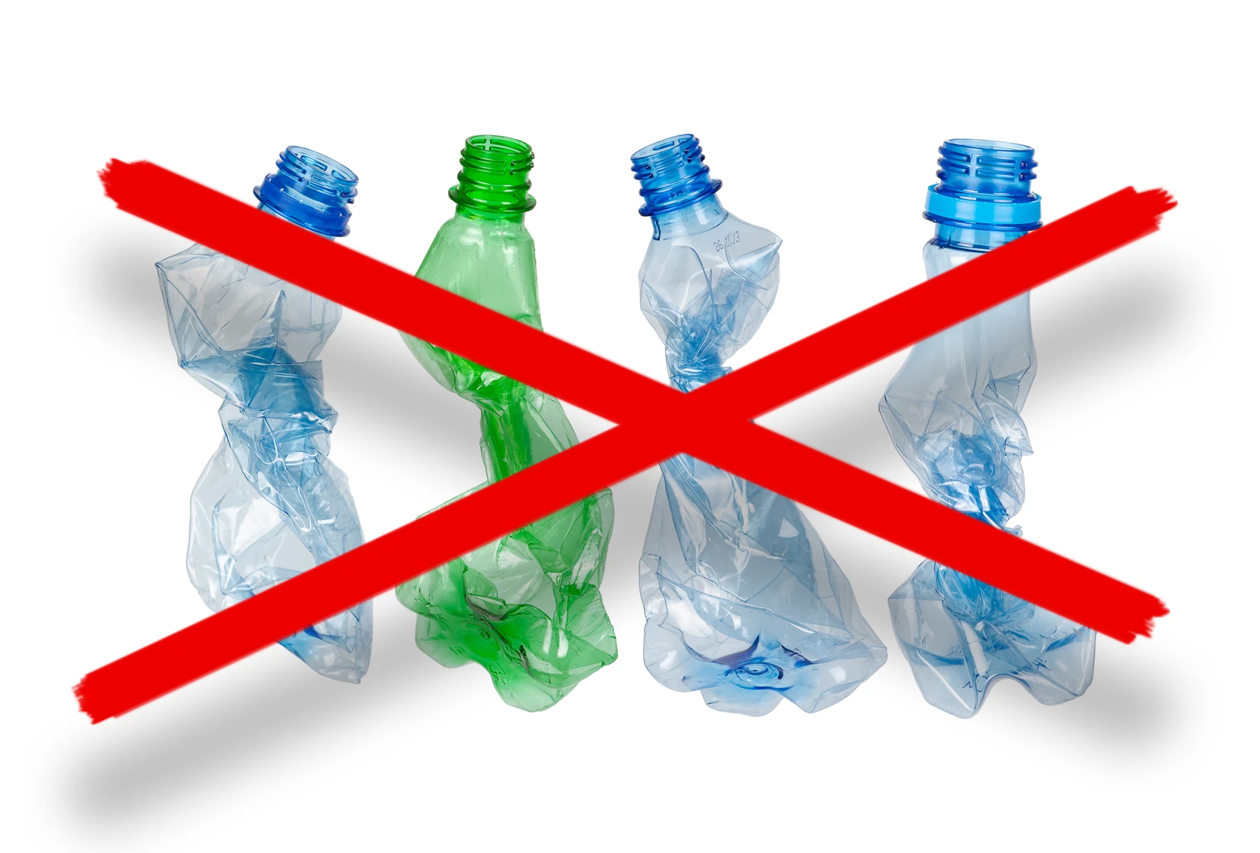 mai più bottiglie di plastica